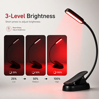 Lampe de nuit intelligente portable rechargeable à LED USB pour enfants, aide au sommeil par lumière rouge saine
