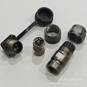 Conector de Aviación SFT12 M12 de Aleación de Zinc con Baño de Oro para Montaje en Panel, Reemplazo para Comunicación - Product Image 5