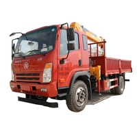 Camion grue de traitement des déchets pour la levée d'équipements d'assainissement, l'installation d'installations de traitement des déchets et les projets environnementaux