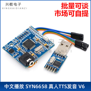 Módulo de Síntesis de Voz Jiayuansheng Syn6658, Texto a Voz en Chino V6, Control de Audio, Electrónica DIY - Product Image 5