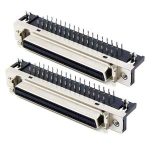 ขั้วต่อ SCSI 68 พิน คุณภาพสูง แบบตัวเมีย มุมฉาก ชนิด DIP ระยะห่างระหว่างซ็อกเก็ต 1.27 มม. สำหรับ PCBA ขั้วต่อ SCSI 68 พิน - Product Image 2