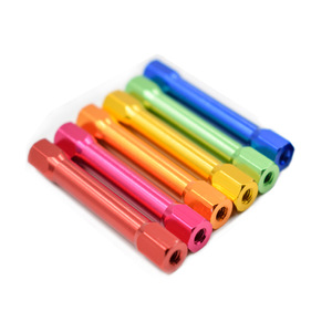 <span class=keywords><strong>Le</strong></span> meilleur prix M3 entretoises en aluminium colorées entretoises de pilier hexagonales vis d'espacement colonne - Product Image 5