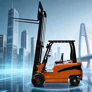 CE 인증 2톤 소형 전동 지게차 우수한 작동 성능 납축전지 쿠션 타이어 지게차 대량 판매 - Product Image 3