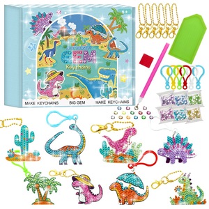 Dessin animé sirène <span class=keywords><strong>licorne</strong></span> crème glacée <span class=keywords><strong>diamant</strong></span> porte-clés peintures colorées sur porte-clés en métal - Product Image 4