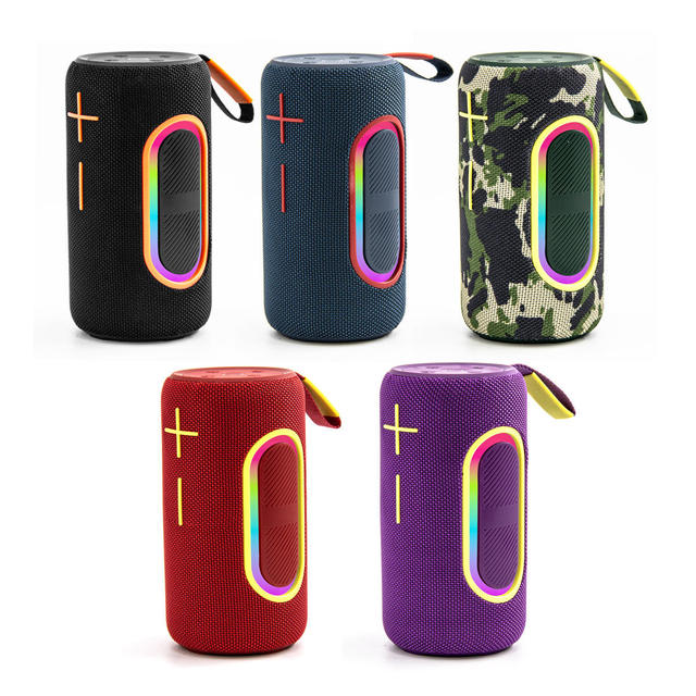 RGB Powerful Music Box Rechargeable Portable Subwoofer Home Big Bass Camping Stereo Sound Wireless Speaker Outdoor