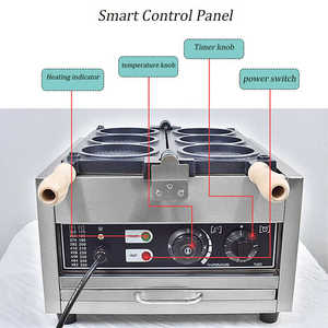 Máquina para Hacer Waffles con Diseño Antiadherente, Múltiples Opciones, Parrilla para Sándwiches y Waffles para Uso Doméstico - Product Image 5