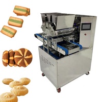 Machines à biscuits remplis de chocolat de couleur jumelle machine à biscuits rotative à vendre