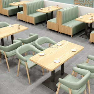 <span class=keywords><strong>Café</strong></span> banc sièges restauration rapide Restaurant Tables et chaises ensembles <span class=keywords><strong>Café</strong></span> Mobilier thé à bulles cabines canapé et chaises - Product Image 3