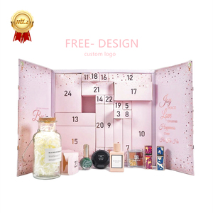 Calendario de Adviento Navideño Personalizado, Caja de Cartón para Regalos, Papel de Regalo, Crema Facial para Mujer, Calendario de Adviento Vacío - Product Image 1