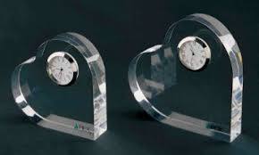 Personalized Design <b>Heart</b> Shape Metal Crystal Creative Multi-function Durable <b>Clock</b> Customized Packaging Valentine's Day Gift - Product Image 5