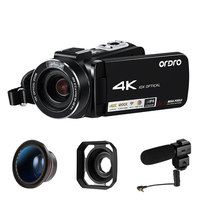 Caméra Vidéo 4K Full HD Rouge de Cinéma avec Enregistrement Audio Professionnel