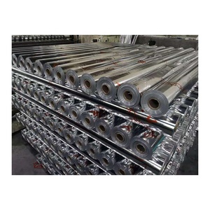 Vapor Barrier Aluminum Foil Insulation Polyethylene Woven Fabric Aluminum Foil For House Wrap Vapor Barrier Insulation