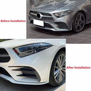 ชุดแต่งกันชนหน้า AMG Line พร้อมครีบกันลม สำหรับรถยนต์ Mercedes-Benz CLS Class C257 ปี 2018-2021 สำหรับตกแต่งภายนอก - Product Image 4
