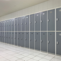 Casier de rangement mural démontable à 2 compartiments en PVC et ABS, étanche, avec serrure électronique numérique intelligente, conforme ROHS JMDS