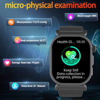 Montre connectée personnalisée 2026 avec logo, suivi de santé, surveillance du sommeil, ECG+HRV, écran AMOLED, suivi d'activité IP68, appels directes
