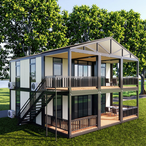 Tùy Chỉnh 40ft 2-Tầng Di Động Container Modular Đúc Sẵn Biệt Thự Gia Đình Nhà Nhỏ Căn Hộ Siêu Thị Khách Sạn Trường - Product Image 6