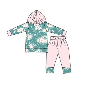 Sudaderas para bebés recién nacidos, sudaderas con tinte de corbata, sudaderas con capucha, pantalones, chándal de 2 piezas, conjunto de ropa de Otoño Invierno de 0 a 10 <span class=keywords><strong>años</strong></span> - Product Image 3