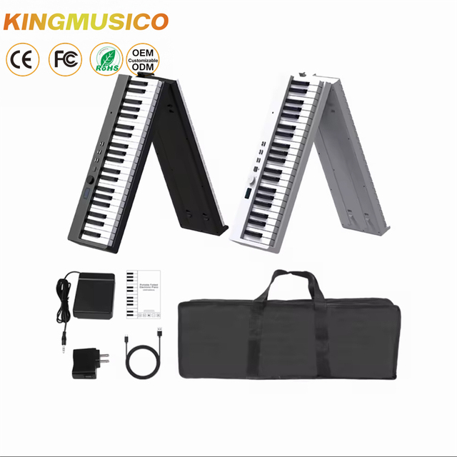 Chinese Wholesaler Digital Musical Instruments Professional  Digital Piano Keyboards Foldable Midi Keyboard