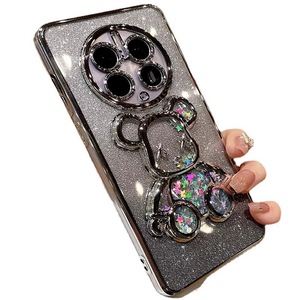 Mate60pro điện thoại trường hợp Electroplated QuickSand bạo lực gấu Gradient long lanh nova11 Drop-RESISTANT mềm trường hợp - Product Image 5