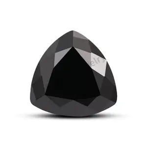 Factory Price Loose Zircon Gemstones Trillion Cubic Zirconia Gems 5a Black Cubic Zirconia Stone