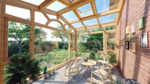 Véranda triangulaire rétractable en aluminium, directement de l'usine, à prix abordable - Serre et maison en verre écologiques pour jardin, chambre et parc - Product Image 3