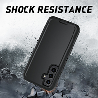Pour iPhone 15 Pro étui 4 en 1 Protection Otter Defender étui pour Samsung A55 étui de téléphone personnalisé en gros avec clip