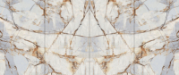 Carreaux de sol en porcelaine polie aspect marbre, aspect marbre, 1200x2700x6mm, bonne conception