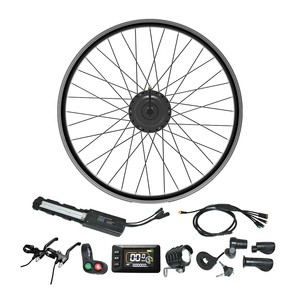 Consegna Rapida: Kit Bici Elettrica con Controller Integrato, Cerchi da 26 Pollici, Motore Hub 36V 250W e Vano Batteria - Modello India - Product Image 1