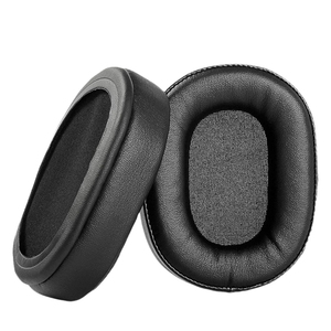แผ่นรองหูแผ่นหนัง PU เมโมรี่โฟม D3148แผ่นรองหูสำหรับ <span class=keywords><strong>J88</strong></span> J88I J88A หูฟัง CSL450 - Product Image 1