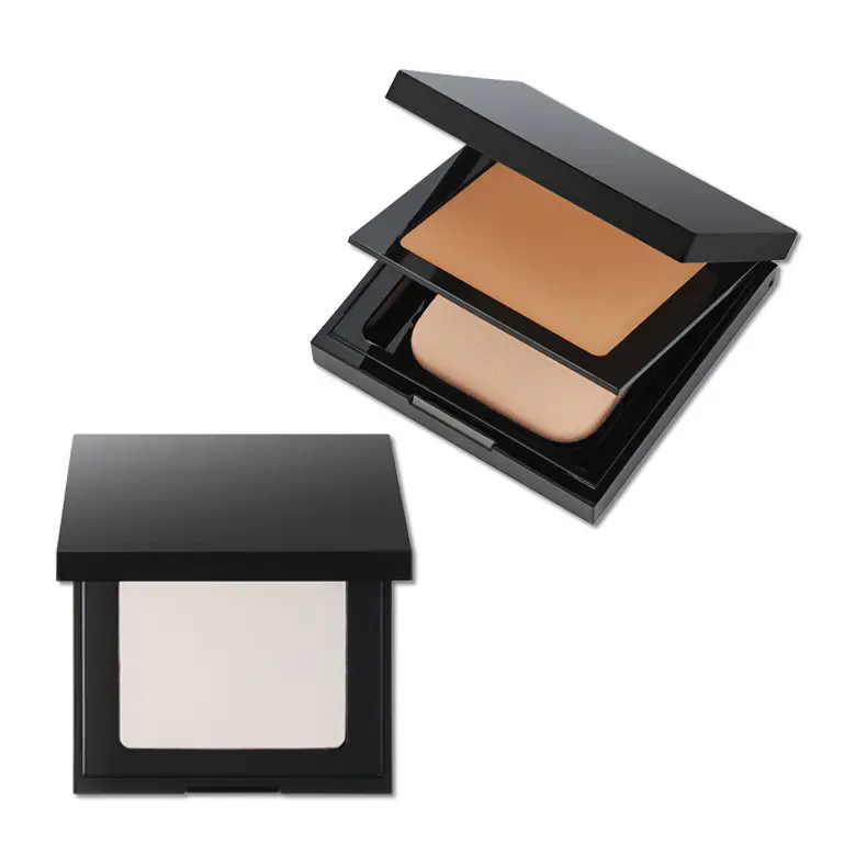customize square contour face powder palette waterproof oil free matte flawless makeup pressed private label setting powder