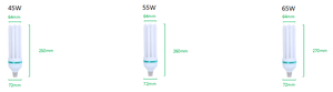Ningbo Nhà Máy Cao Lumen 65W 6500K 4U <span class=keywords><strong>Cfl</strong></span> Bóng Đèn B22 Trung Quốc 4U Tiết Kiệm Năng Lượng Đèn - Product Image 2