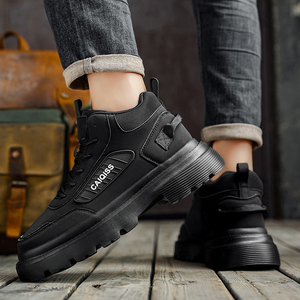 Stivali Martin da Uomo Stile Britannico, Sneakers Leggere e Traspiranti, Comode Scarpe Casual con Suola Spessa - Product Image 3