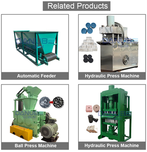 Machine à charbon de bois portable en bois de coco pour briquettes de charbon de bois en acier inoxydable - Product Image 4