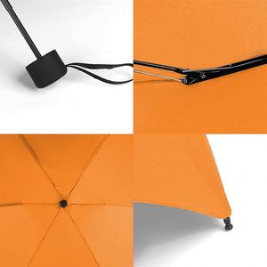 Parapluie de poche pliable en cinq sections, personnalisé, super UPF 50, manuel, mini, pliable, vente en gros - Product Image 4