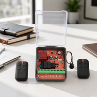 Récepteur de portail multi-codes EV1527 HSC301 avec télécommande sans fil pour ouvre-porte de volet roulant et barrière de porte sectionnelle