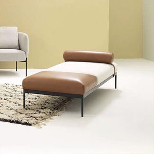 <span class=keywords><strong>Banc</strong></span> en cuir et tissu au design unique, cadre en métal, chaise <span class=keywords><strong>d</strong></span>écontractée, <span class=keywords><strong>canapé</strong></span>, salon, grossiste - Product Image 1