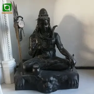 India Style Small Bronze Indian Sitting Buddha Statue