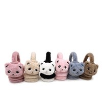 Vente directe usine Chine – Cache-oreilles chauds en peluche automne/hiver, style bandeau tête de chien mignon, protection anti-froid