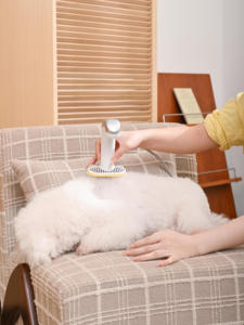 Nouveautés : Kit de toilettage professionnel 2-en-1 pour chiens et chats, avec poignée confortable et machine intégrée de séchage et de démêlage des poils pour animaux. - Product Image 4