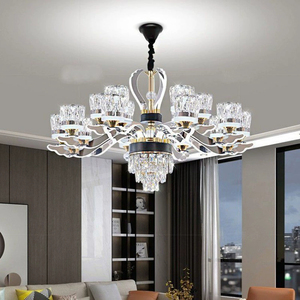 Sang trọng sự kiện bên mặt dây đèn trần pha lê hội trường trung tâm trang trí đèn chùm đèn cho đám cưới - Product Image 3