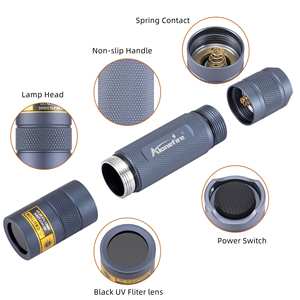 Alonefire SV48 LGUV 365nm 10w एलईडी पराबैंगनी Blacklight यूवी टॉर्च जेड अयस्क अदृश्य स्याही रिसाव पैसे कुत्ते बिल्ली मूत्र का पता लगाने - Product Image 3