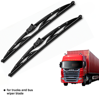 Vente chaude usine : Balais d'essuie-glace de haute qualité en caoutchouc naturel et métal pour pare-brise de camion, compatibles avec 99 % des véhicules utilitaires lourds et des autobus