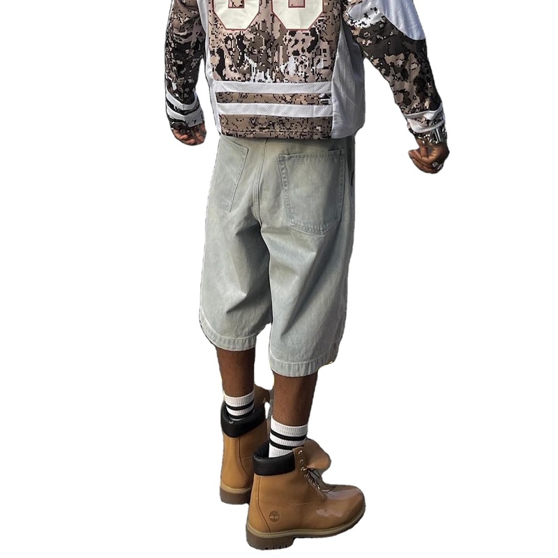 Custom Unisex Streetwear Baggy Jorts Summer