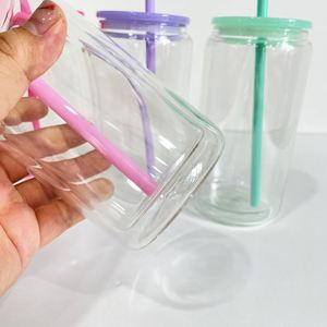 Globe à neige transparent en verre borosilicate à double paroi pour sublimation DIY, avec paillettes, vide et personnalisable - Product Image 3