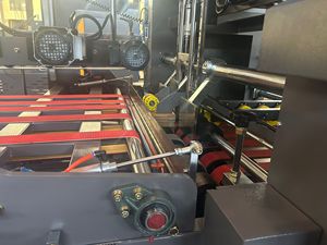 High Quality Corrugated Cardboard Folding Gluing Full Automatic Carton <strong>Box</strong> <strong>Folder</strong> Gluer Machine - Product Image 5