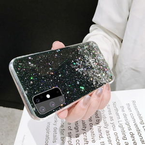 <span class=keywords><strong>Coque</strong></span> transparente en TPU souple, dorée, brillante, avec étoile époxy scintillantes, pour <span class=keywords><strong>Samsung</strong></span> <span class=keywords><strong>S20</strong></span> - Product Image 4