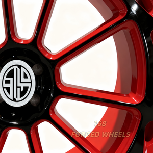 Cerchi per ruote rosse personalizzati personalizzati 168 cerchi in lega forgiati di alta qualità ruote da corsa per LamborghiniF-TypeE-passo <span class=keywords><strong>F</strong></span>-<span class=keywords><strong>PACE</strong></span> - Product Image 4
