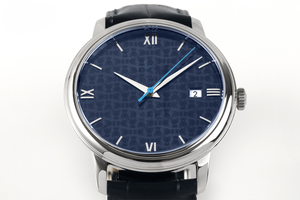 Montre mécanique de luxe pour homme en acier inoxydable avec cadran à phases lunaires, boîtier de 40 mm, résistance à l'eau de 10 bars, double affichage, fermoir pliant - Product Image 2