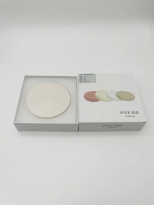 Color PEEK Disc Ental Lab Materialuse Dental CAD Cam bianco naturale giallastro Gingiva PEEK HPP Block 98mm Open AG System - Product Image 6