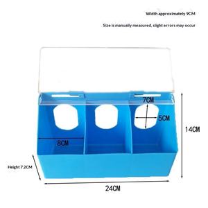 Suministros para mensajeros de aves - Caja de comida cubierta para evitar derrames y salpicaduras - Caja colgante para palomas - Product Image 5